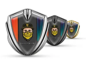 Metal Emblem Badge Customizable Glossy Finish